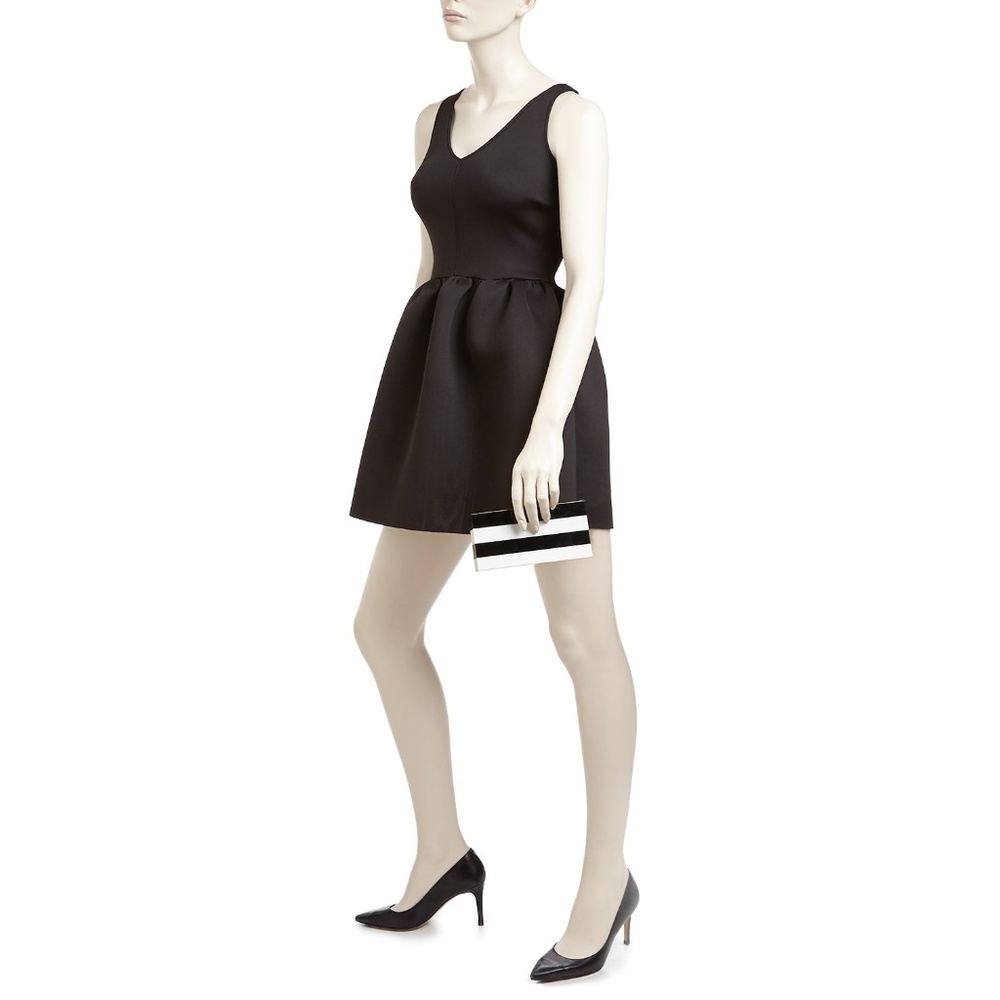 Serpui Resin Stripe Minaudiere